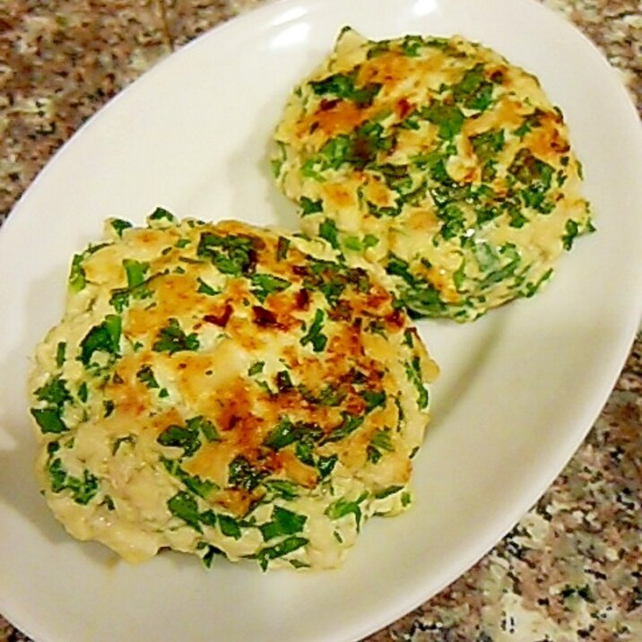 パクチーと鶏肉のお焼き